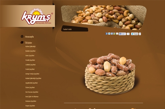 web site - ürünler detay