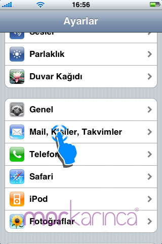 iphone ve ipad mail ayarlar