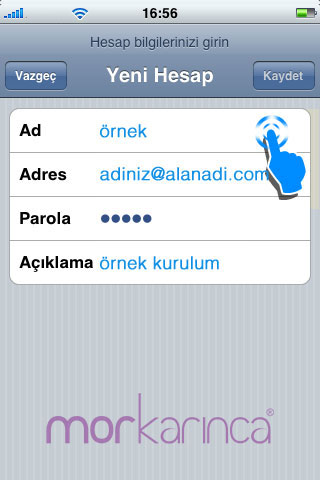 iphone ve ipad mail ayarlar